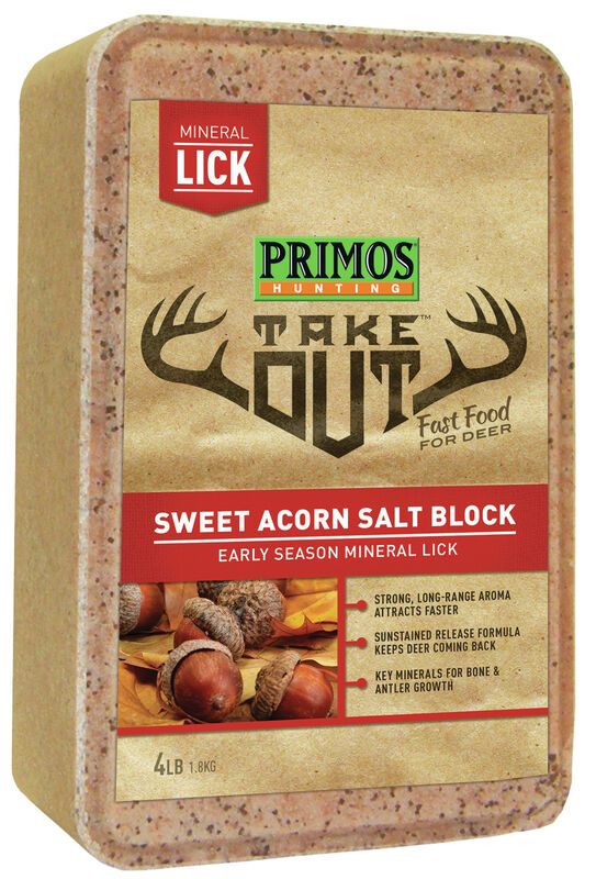 Take Out Sweet Acorn Salt Block